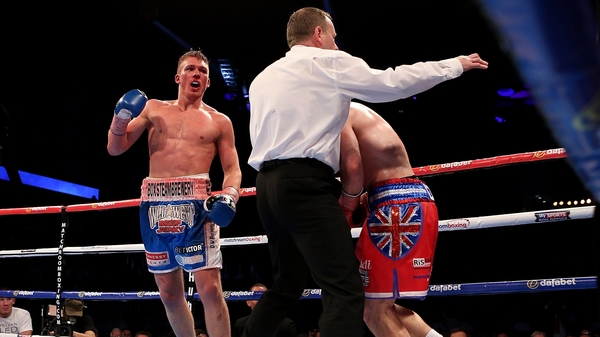 Nick Blackwell returned to sparring despite his previous injury