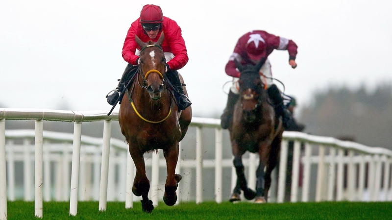 Grand National prospect Bonny Kate under Sean Flanagan racing last November