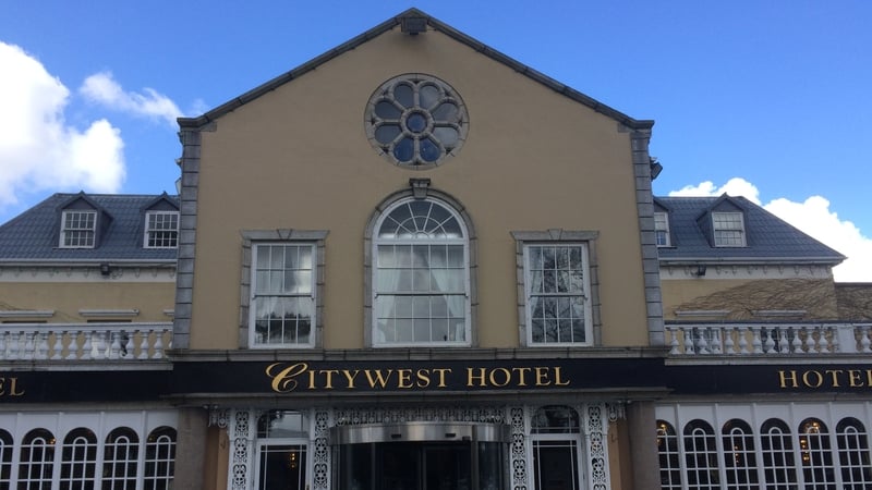 The hotel has 756 rooms and currently houses 2,000 people from Ukraine, while 300 are in the conference facility