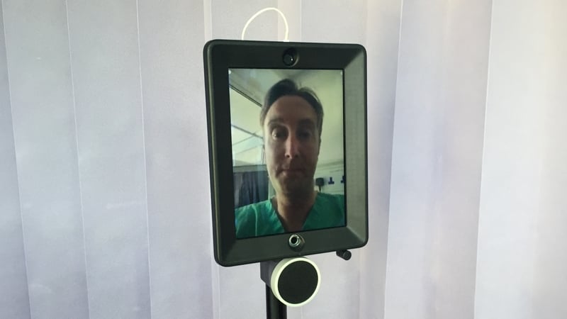 Tallaght Hospital has engaged in a number of eHealth initiatives like rolling out Ireland's first Patient Engagement app and a remote doctor system (pictured).