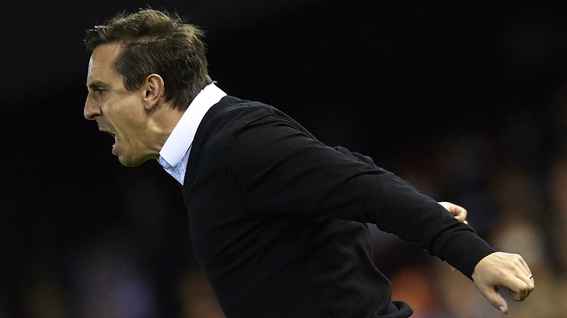 Gary Neville was sacked after winning just 10 out of 28 games in charge of Valencia