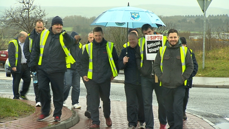 The trams are not running today or tomorrow