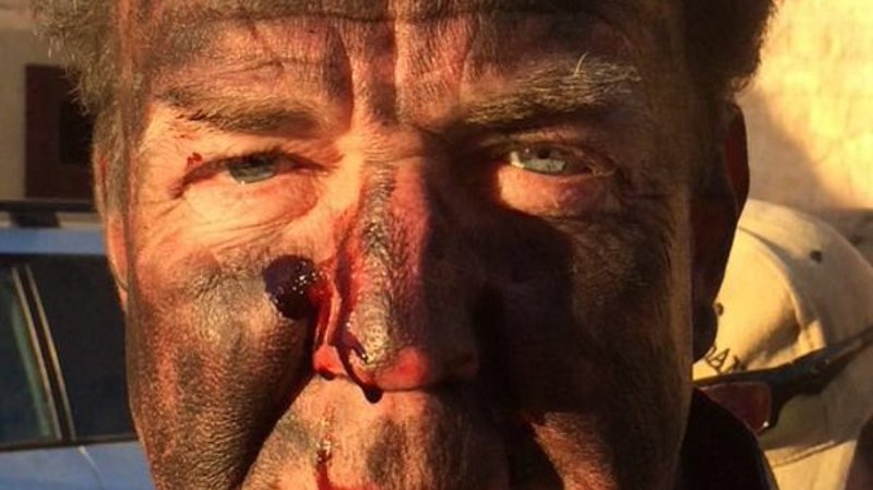 Clarkson - back burning rubber