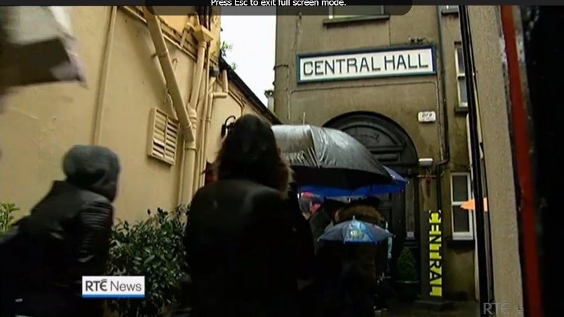 Hopefuls braved the rain to audition for a new EastEnders spin-off in Waterford on Saturday