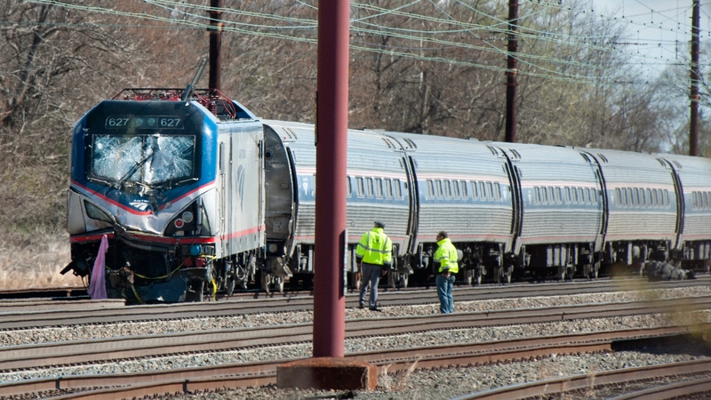 Amtrak said the train was en route from New York to Savannah, Georgia, when it derailed south of Philadelphia