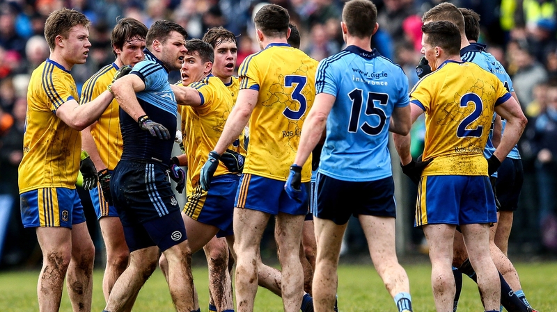 Tempers fray during Roscommon's clash with Dublin in Carrick-on-Shannon