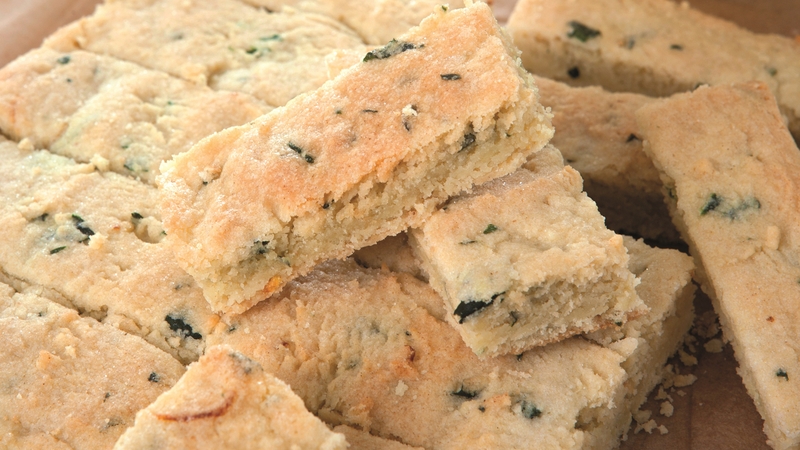 Catherine Fulvio's Almond, Kale, Shortbread Bars