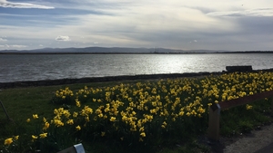 Dollymount Strand looking back at the Poolbeg Towers in Dublin (pic: Luke Coyle)