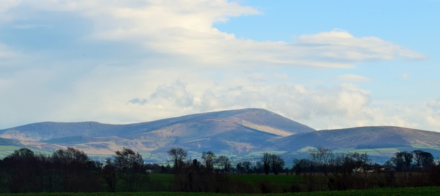 Mount Leinster in the sunshine from the County Carlow side (Pic: Fidelma Joyce)