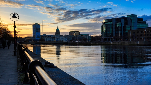 Sunset in Dublin (Pic: Michael Gissane)