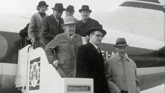 Germans Arrive For 1916 Commemorations (1966)