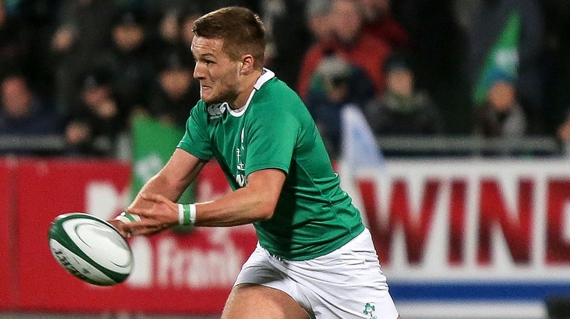 Johnny McPhillips featuired for Ireland in this year's U20 Six Nations