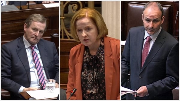 Enda Kenny, Ruth Coppinger and Micheál Martin were all unsuccessfully put forward