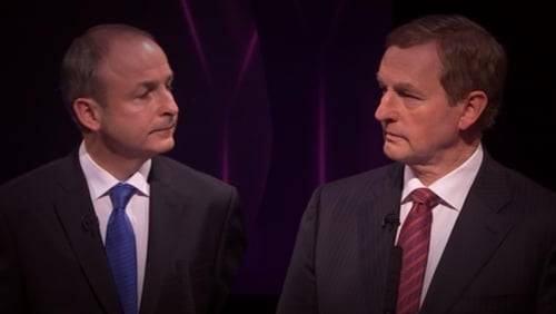 Micheál Martin and Enda Kenny's meeting lasted for less than an hour
