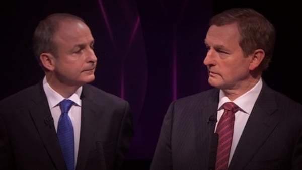 Micheál Martin and Enda Kenny's meeting lasted for less than an hour