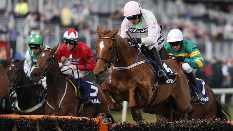 Annie Power jumps ahead of the pack on the way to victory