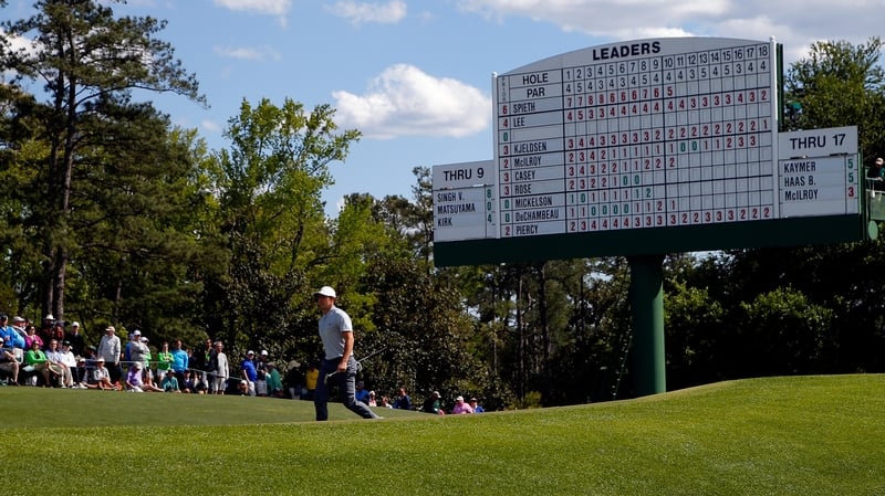Rory McIlroy goes out in the final group on Saturday alongside reigning champion Jordan Spieth