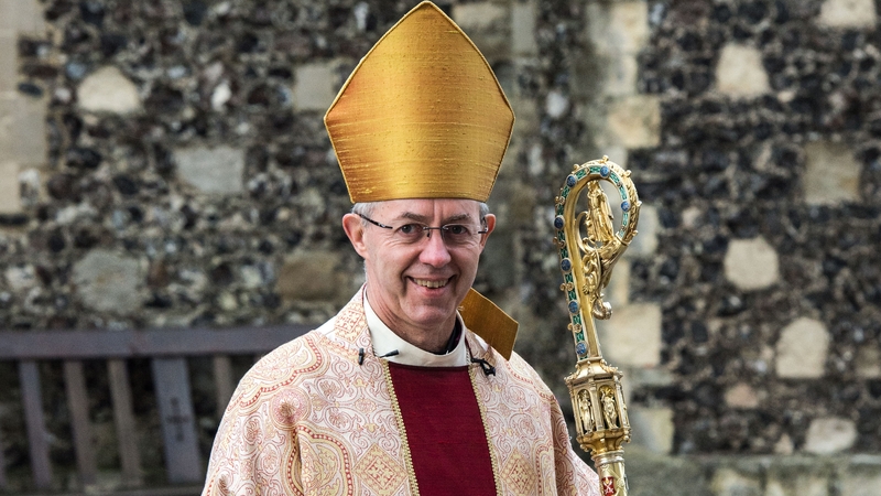 Justin Welby said the revelation came as a 'complete surprise'
