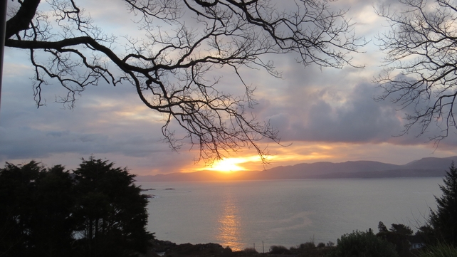Sunset over Kenmare Bay (Pic: Deirdre Harbison)