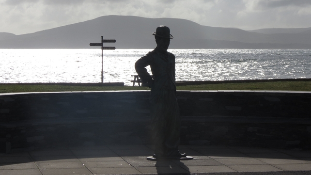 Yes that is Charlie Chaplin . . . in Waterville (Pic Sean O'Beirne)