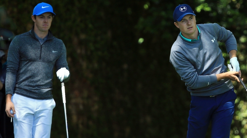 Rory McIlroy (L) and Jordan Spieth have been rivals for majors in recent years