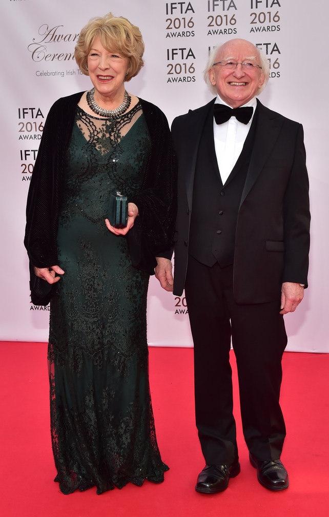 President D Higgins and his wife Sabina