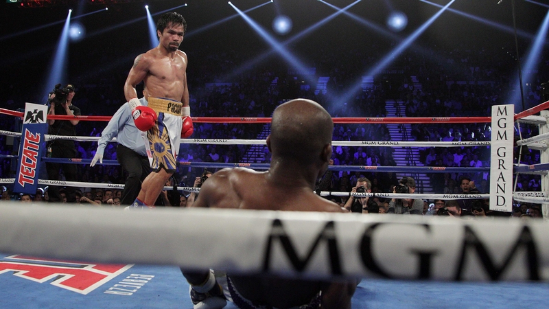 Pacquiao defeated Timothy Bradley in April