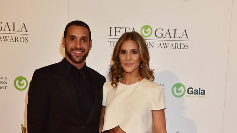 Julian Okines and Amanda Byram