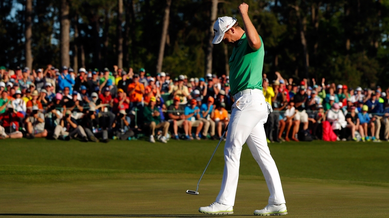 Danny Willett on his way to victory on Sunday