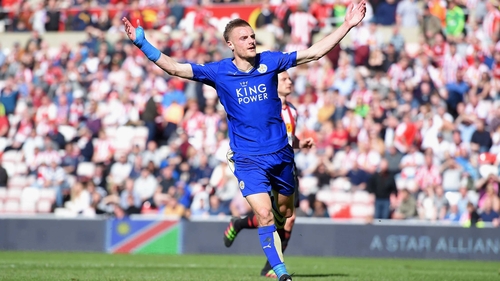 Jamie Vardy has scored 21 goals so far this season