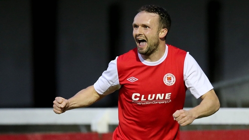 Conan Byrne's corner was deflected in for St Pat's opener