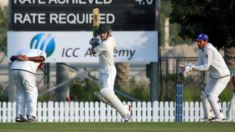 Ed Joyce in action against Afghanistan in Dubai in 2013