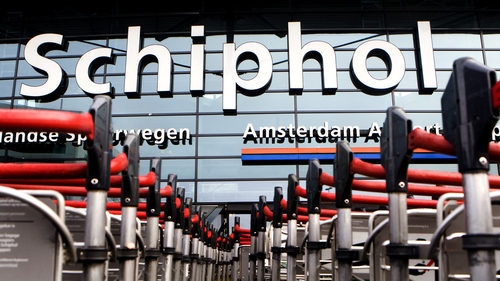 The man was arrested on Friday morning after landing at Amsterdam's Schiphol airport