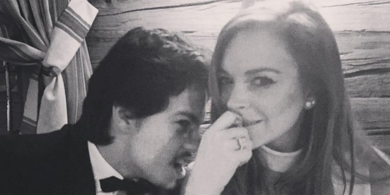 Lohan and her boyfriend Egor Tarabasov