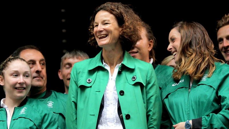 Sonia O’Sullivan during her role as Chef de Mission for the London 2012 Olympics