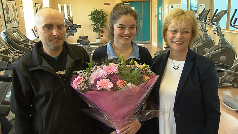 16-year-old Victoria Williams-Gaine performed CPR on Florin Popa after he collapsed on 23 March