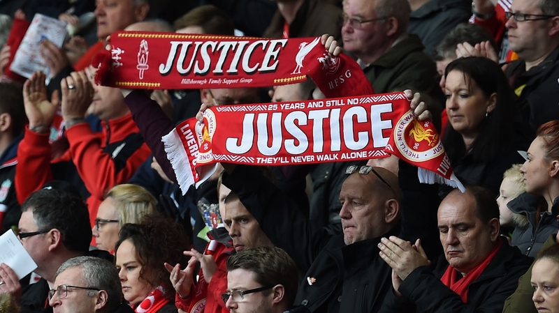 Fans gathered at Anfield for the final Hillsborough service