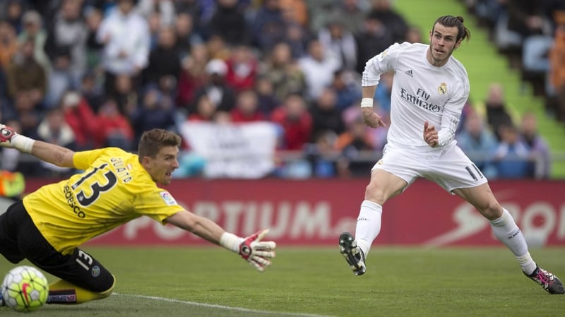 Gareth Bale slides home against Getafe
