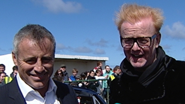 Matt LeBlanc and Chris Evans filming in Kerry for Top Gear