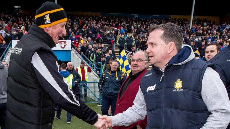 Brian Cody with Davy Fitzgerald