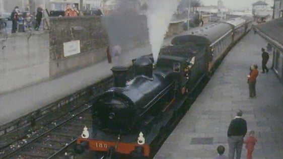 Steam Train from Dublin to Wexford (1976)