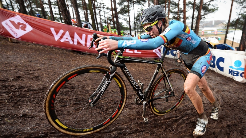 Femke Van den Driessche at the Under-23 cyclocross world championships
