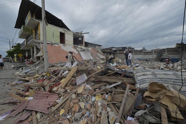 Pedernales was one of the worst affected towns