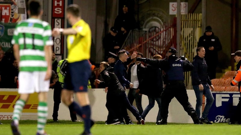 Trouble flared at last week's Dublin derby