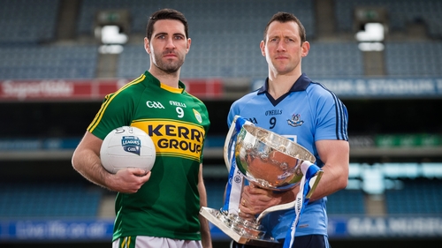 Bryan Sheehan and Denis Bastick pose for the press in advance of the Division 1 final