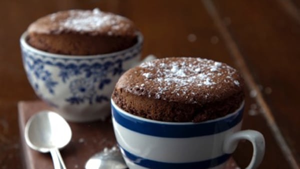 Delicious chocolate fondants