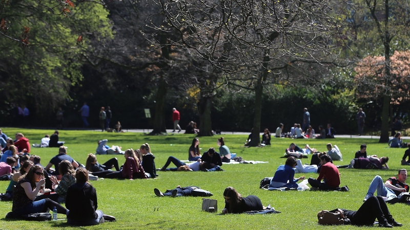 Dublin saw the highest one-day temperature during the month, with the mercury hitting 18.7°C on 8 April (File picture)