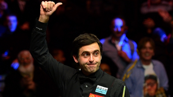 Ronnie O'Sulllivan won his opening match in less than an hour
