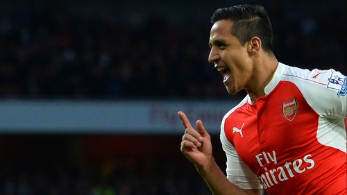 Alexis Sanchez scored twice