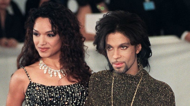 Mayte pictured with Prince